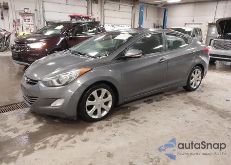 2012 Hyundai Elantra Limited z USA, uszkodzony, nr VIN 5NPDH4AE0CH100232